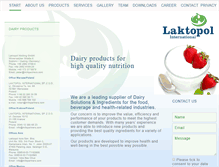 Tablet Screenshot of laktopolinternational.com